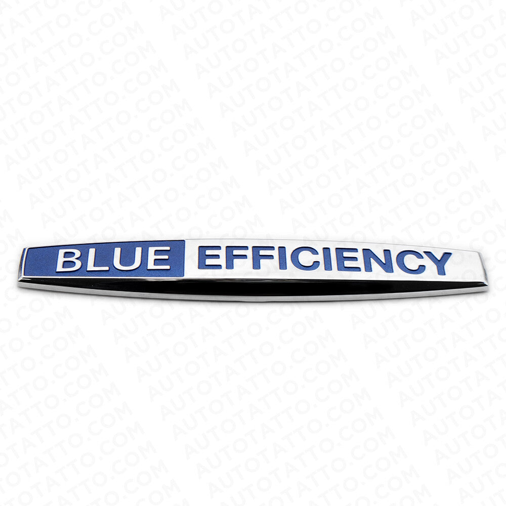 2x Blue Efficiency Side Fender Marker Sticker OEM ABS Badge Logo Emblem Decorate