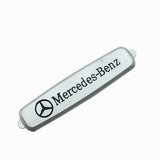 2 Pcs Car Emblems Front Seat Tuning Badges Metal Fit For Mercedes AMG Logo