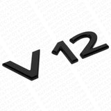 Mercedes-Maybach V12 Turbo AMG Fender Emblem Nameplate Badge Sport Matte Black