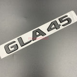 Matte black GLA45 AMG TURBO 4 MATIC Trunk Emblem Badge Sticker For Mercedes Benz