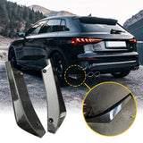 2Pcs Polished Car Rear Bumper Lip Diffuser Splitter Canard Protector Accessories