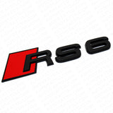Audi RS 6 Matte Black Rear Letter Tail Nameplate Trunk Emblem Badge Sport