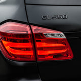 Benz GL 550 AMG Letter Emblem Liftgate Logo Nameplate Badge Decorate Black