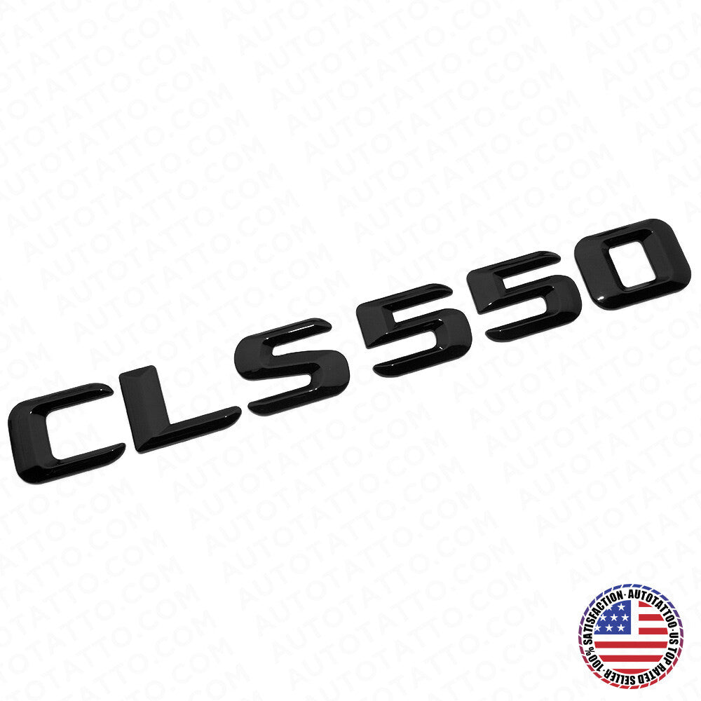 15-16 CLS 550 Emblem Trunk Lid Letter Nameplate Badge Decorate AMG Gloss Black