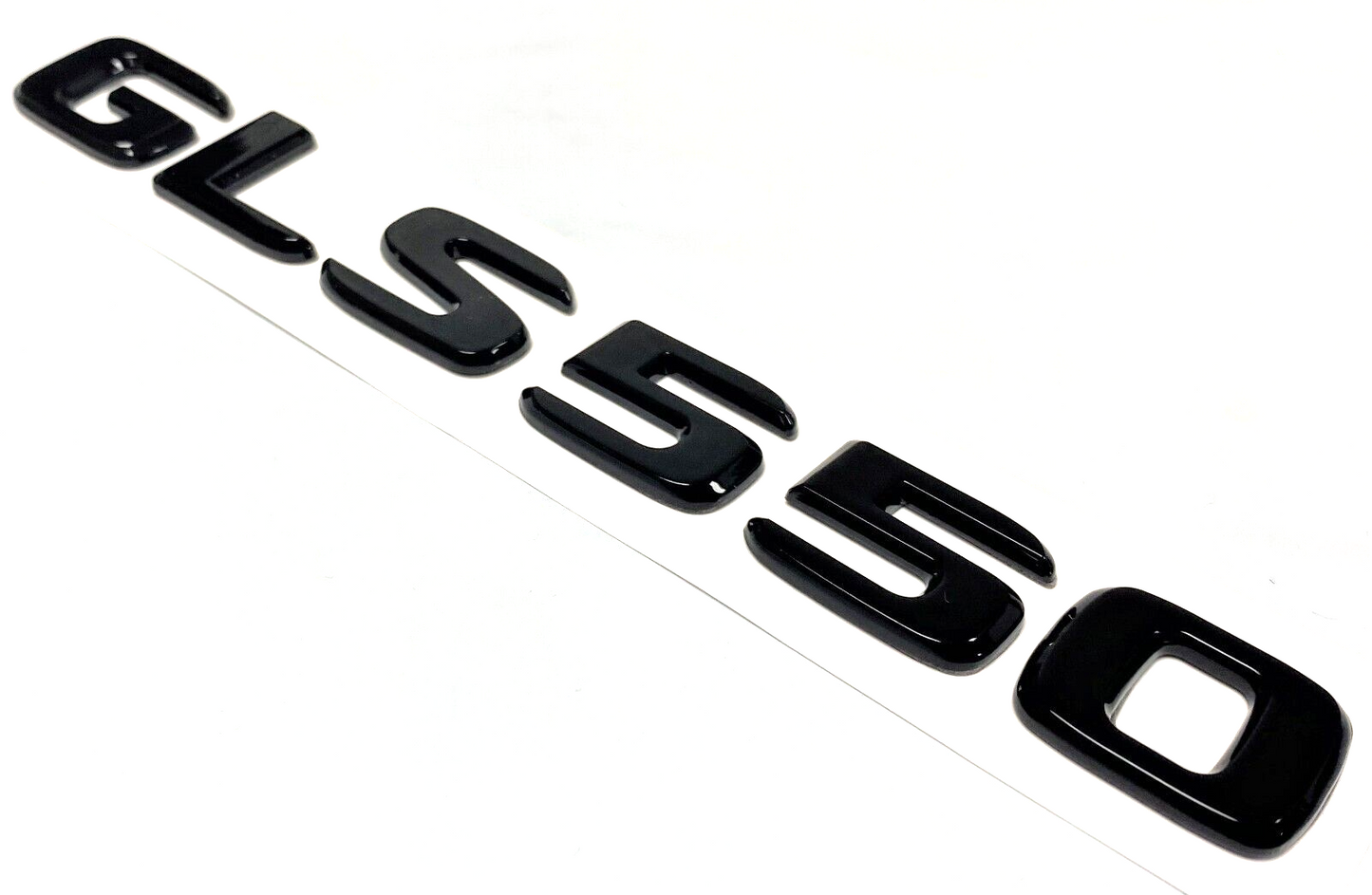 GLS550 GLOSS BLACK FOR MERCEDES REAR TRUNK EMBLEM BADGE NAMEPLATE DECAL LETTERS