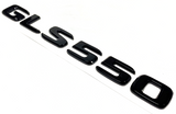 GLS550 GLOSS BLACK FOR MERCEDES REAR TRUNK EMBLEM BADGE NAMEPLATE DECAL LETTERS