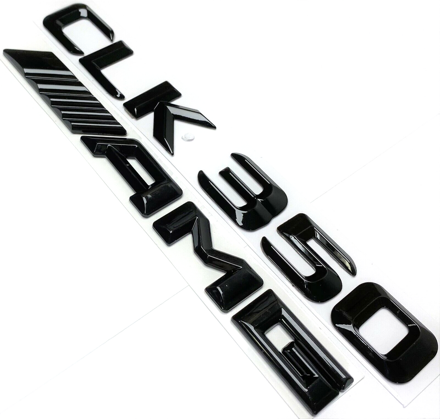 #1 BLACK CLK350 + AMG REPLACEMENT FOR MERCEDES REAR TRUNK EMBLEM BADGE DECAL LID