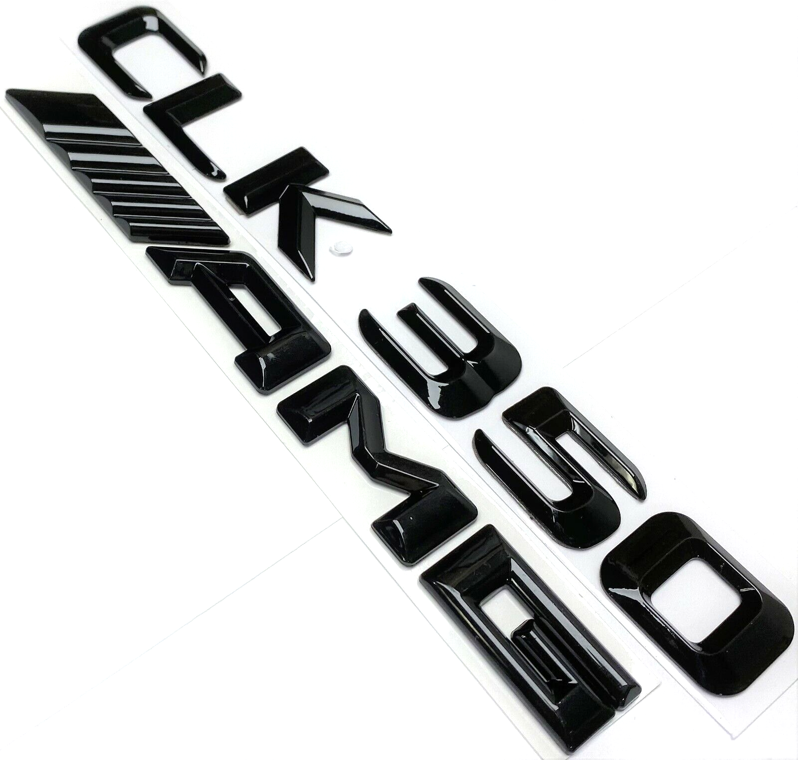 #1 BLACK CLK350 + AMG REPLACEMENT FOR MERCEDES REAR TRUNK EMBLEM BADGE DECAL LID