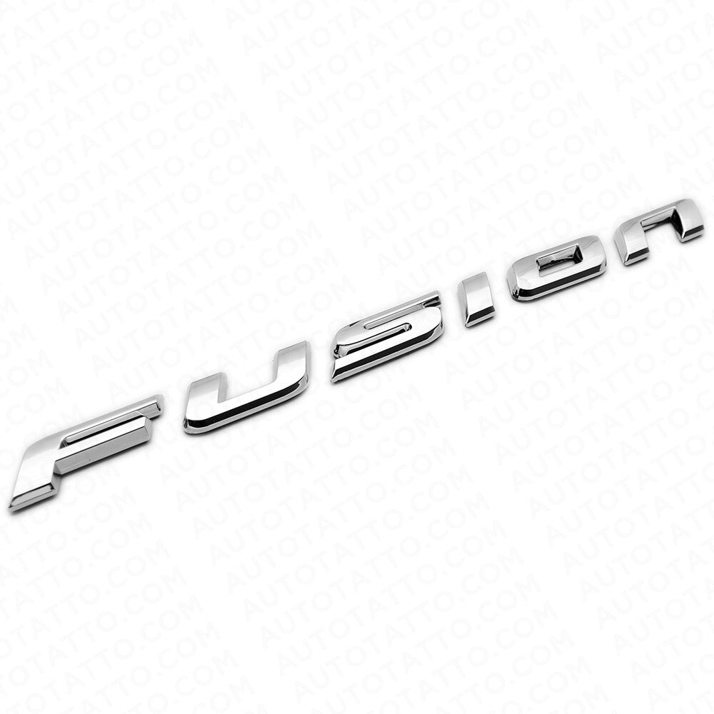 For Ford Fusion Chrome Emblem Badge Nameplate Decal NEW