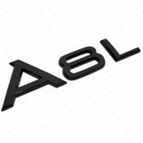 Audi A8 L A8L Gloss Black Rear Letter Nameplate Trunk Emblem Badge Sport Sline