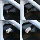 4pcs American Flag Tire Valve Caps Wheel Stem Air Valve Caps Accessories Tire Air Cap