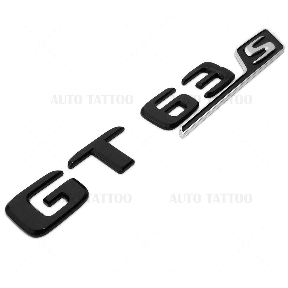 For MB AMG GT 63 S Letter Emblem Trunk Nameplate Badge Sport Gloss Black