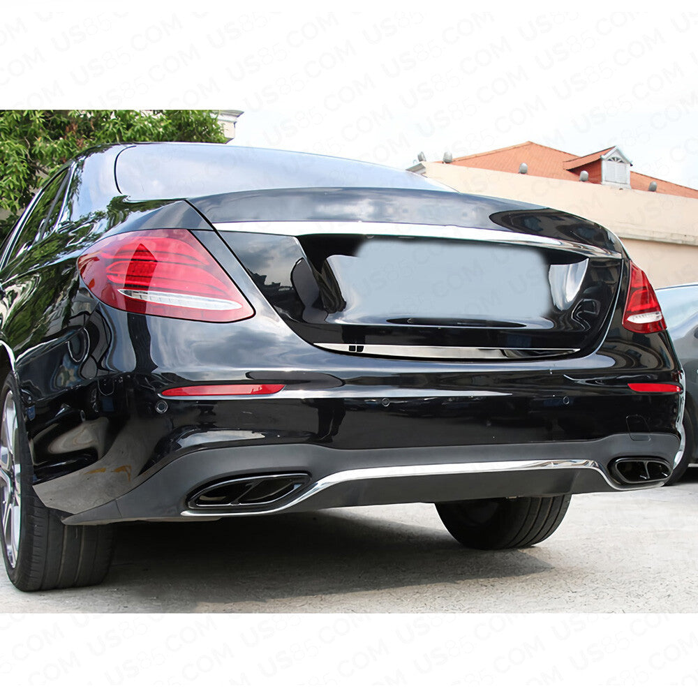 AMG Style Quad Exhaust Tips Tailpipe Cover Trim For A C E Class GLC CLA GLS GLE