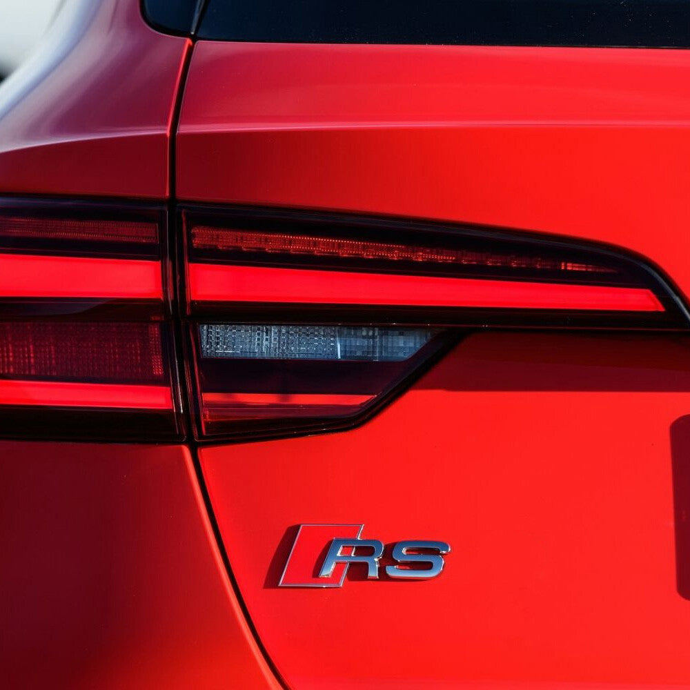 Audi RS Sport Rear Letter Tail Nameplate Trunk Emblem Badge Sport Chrome
