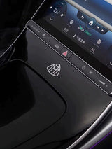 Chrome Trumpet Middle Console Random Post Maybach Logo Badge for Mercedes Benz