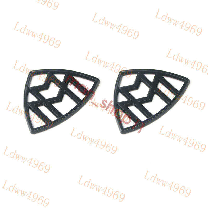2pcs Gloss Black Car Body Side Fender Emblem Sticker Badge Deco Mercedes Maybach