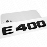 14-16 E400 AMG Letter Emblem 3D Trunk Logo Nameplate Badge Decorate Matte Black