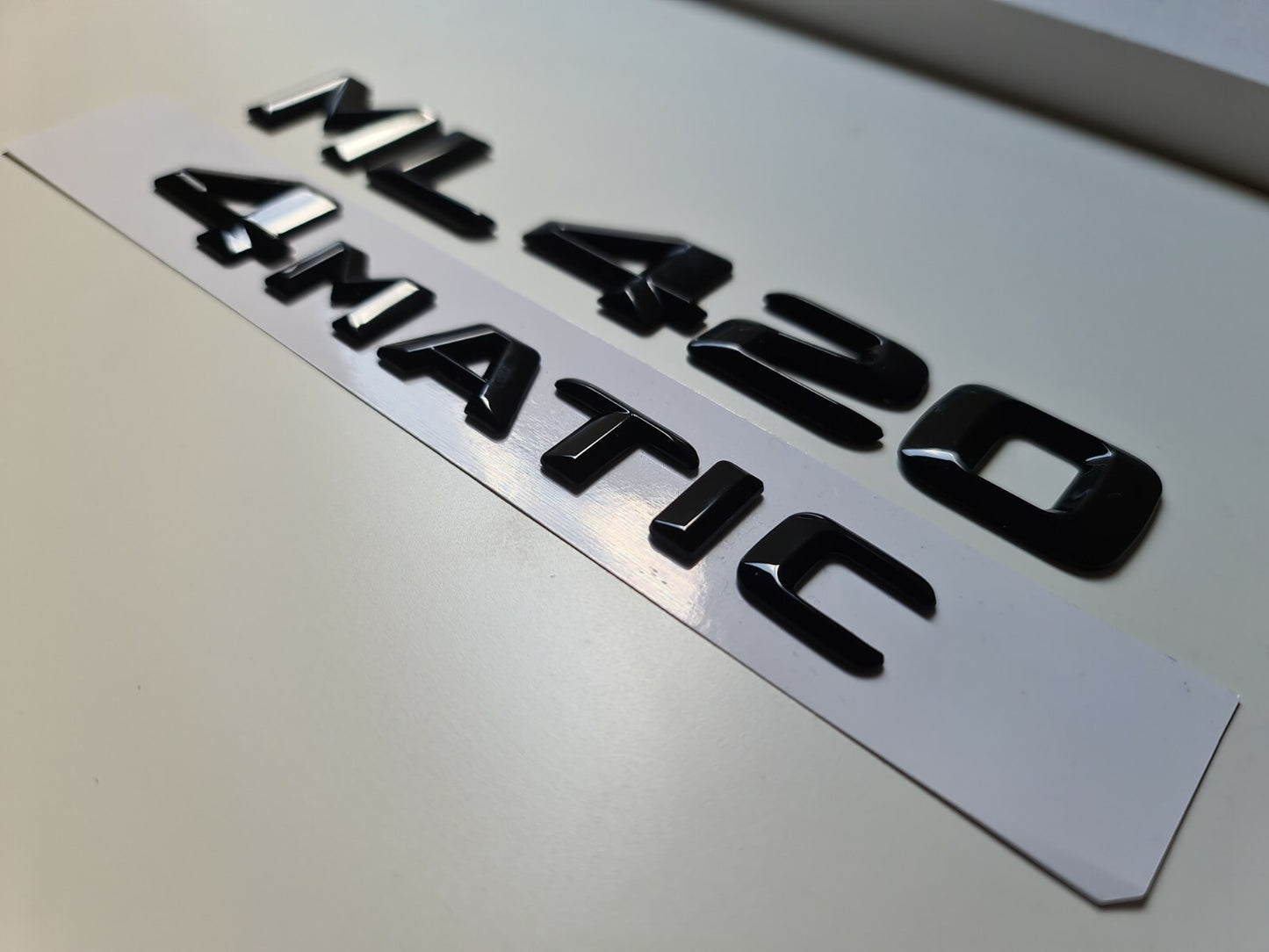 ML420 4matic Black Letter Number Rear Boot Badge Emblem For ML Class Mercedes