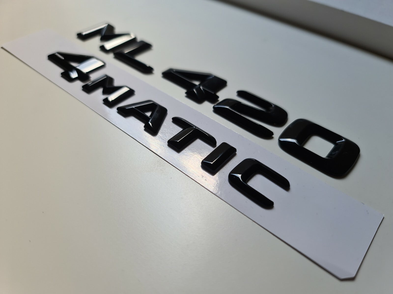 ML420 4matic Black Letter Number Rear Boot Badge Emblem For ML Class Mercedes