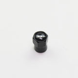 Compatible with Ford Mustang 4Pcs Tire Valve Stem Caps Black Anodized Aluminum