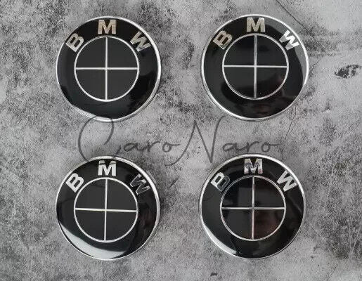 Set of 4 Fit for 68mm Wheel Rim Cover Hubcaps Emblem Badge In Box