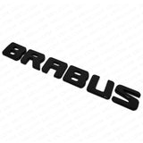 Brabus Emblem 3D Trunk Logo Nameplate Badge Letter Mercedes AMG - Gloss Black