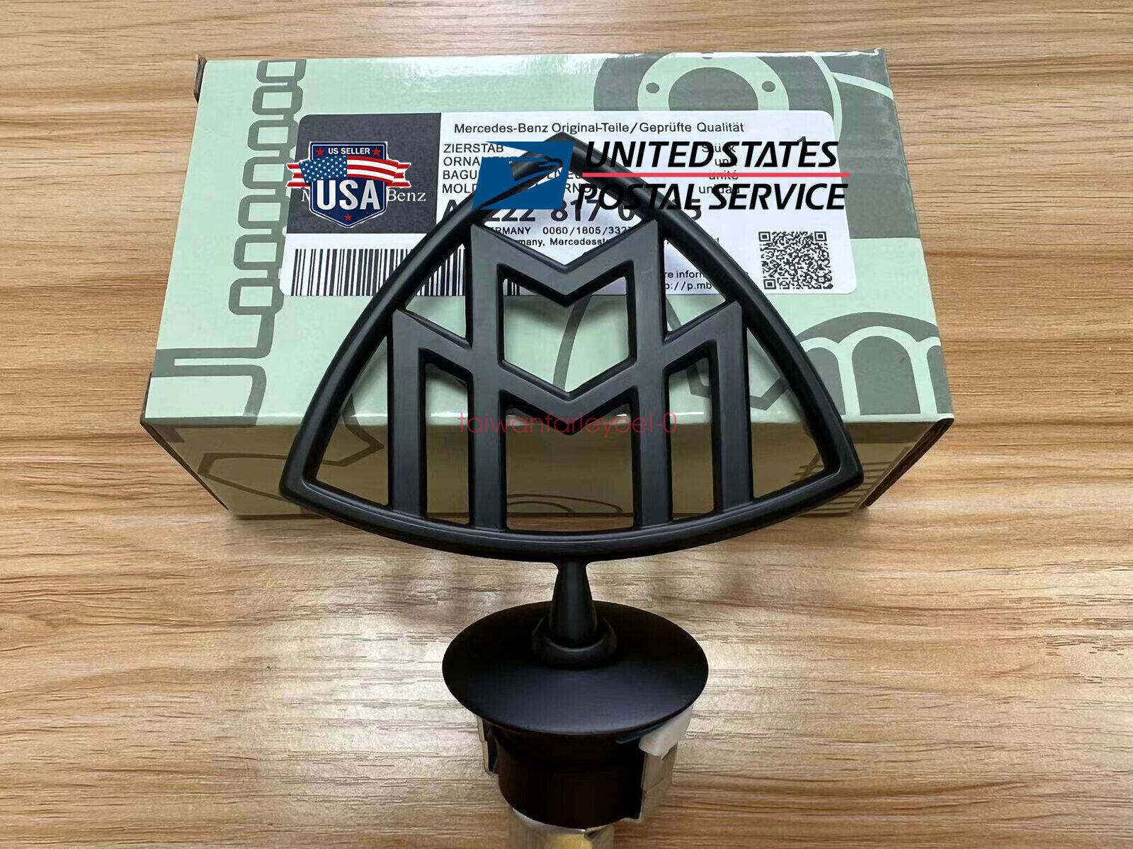 MB-MLS Maybach Hood Emblem Ornament Badge Standing Mercedes Benz S500 600 W222