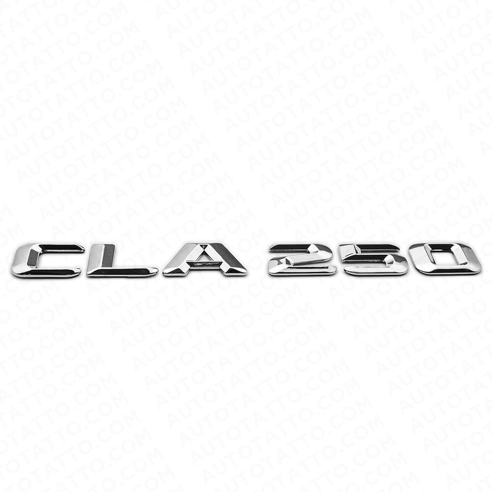 14-16 CLA 250 Emblem Trunk Lid Letter Nameplate Badge Decorate AMG OEM Chrome