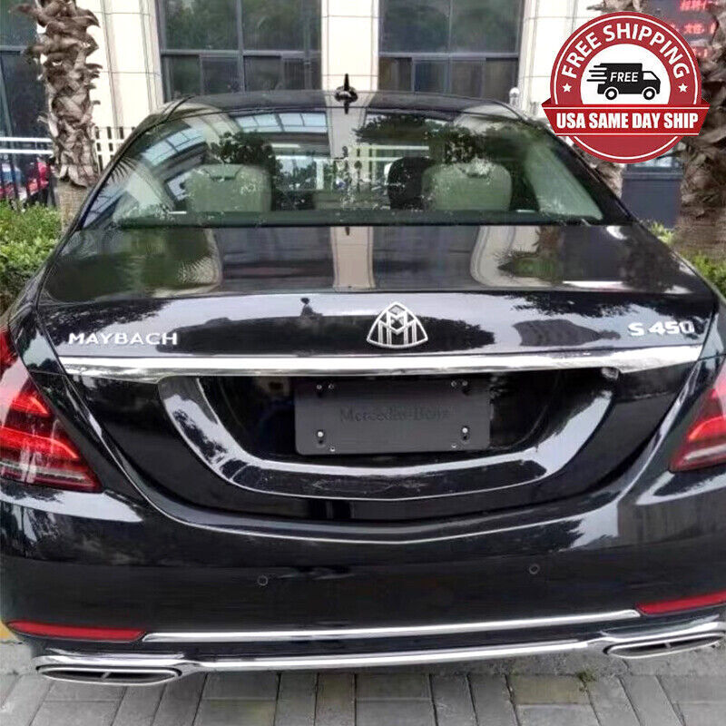 OESilve Maybach Emblem Rear Trunk Hatch vertical Badge For Benz S-Class W222