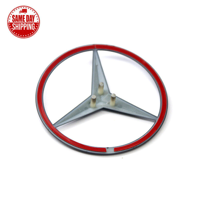 S63 Sedan AMG V8 BITURBO Rear Star Emblem Black Badge Combo Set for W222 2007-13