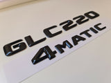 GLC220 4matic Black Letter Number Rear Boot Badge Emblem For GLC Class Mercedes