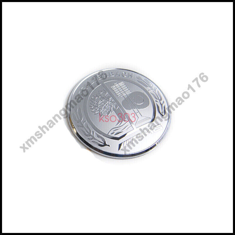 Silver Paste Front Hood Emblem AMG 3D Chrome Apple tree Badge For Mercedes Benz