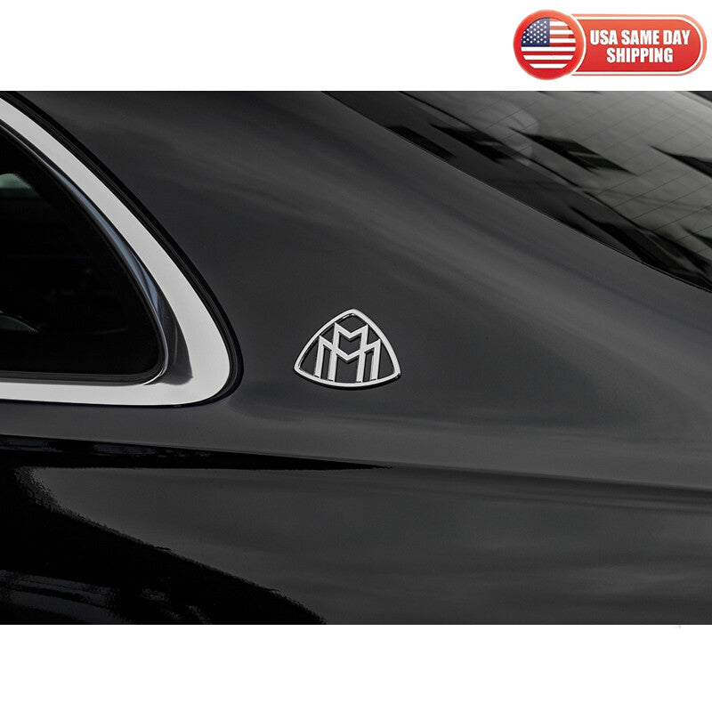 Chrome For " MAYBACH " Emblem Auto Front Badge for Mercedes-Benz S400 S500
