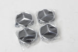 4PCS GENUINE Wheel Center Hub Cap Star Black Chrome Covers SET B66470200