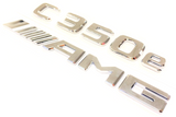 #2 C350e + AMG CHROME REPLACEMENT FOR MERCEDES REAR TRUNK EMBLEM BADGE DECAL LID