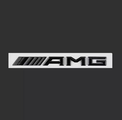 Black S63 AMG V8 BITURBO 4MATIC+ Trunk Fender Badges Emblems for Mercedes W222