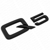 Audi Q5 Gloss Black Rear Letter Liftgate Badge Trunk Emblem Badge Logo Sport