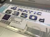 2018 G350d 4 MATIC" High quality Rear Trunk Emblem Decal Badge FOR Mercedes Benz