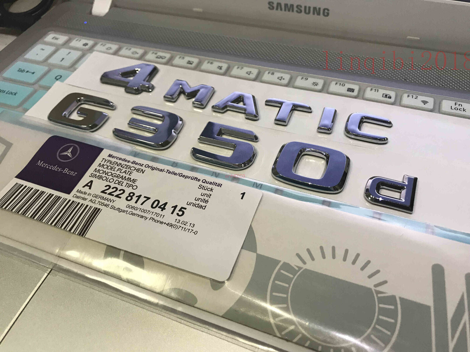 2018 G350d 4 MATIC" High quality Rear Trunk Emblem Decal Badge FOR Mercedes Benz