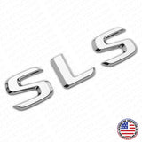 For Benz SLS AMG Letter Emblem Trunk Logo Nameplate Badge Decorate Sport Chrome
