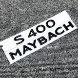 For S-Class W222 S400 Maybach Glossy Black Rear Trunk Emblem Decal Badge Sticker