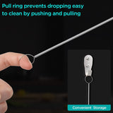 3X 150CM Flexible Car Drain Dredge Sunroof Cleaning Scrub Brush Tool Accessories