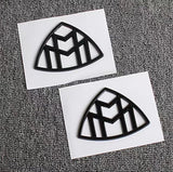Gloss Black For Mercedes-Benz Maybach LH,RH Side Fender Emblem Badge 2021-24