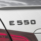 99-14 E 550 AMG Letter Emblem Trunk Logo Nameplate Badge Decorate Sport Black