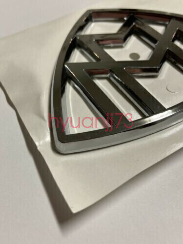 Bright Silve For Mercedes-Benz Maybach Trunk Emblem Rear Badge Standing S Class