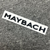 Gloss Black GLS600 Maybach Number Trunk Letters Badge Emblems Sticker For Benz