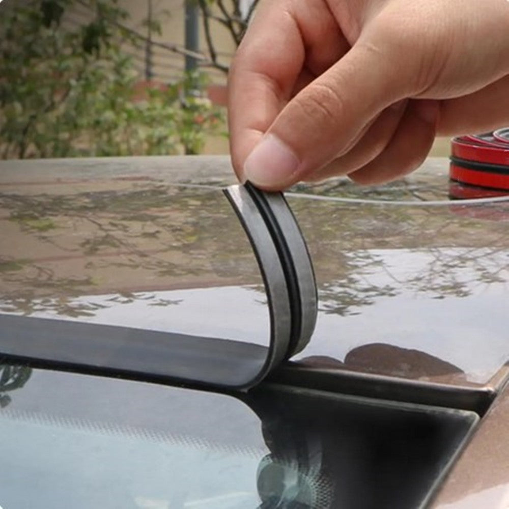 Car Accessories Windshield Roof Rubber Seal Strip Noise Insulation Stickers 2M