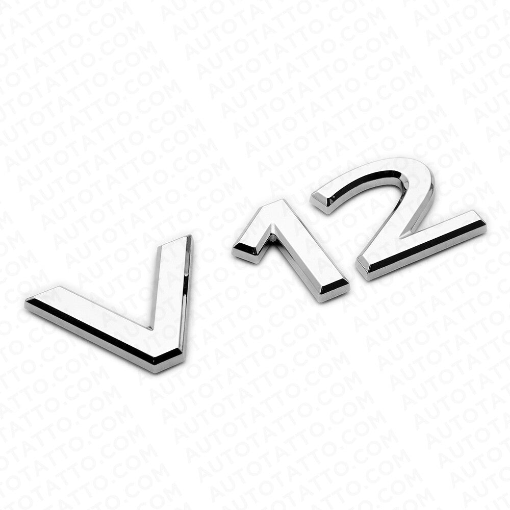 Mercedes-Maybach V12 Turbo AMG Side Fender Emblem Nameplate Badge Sport Chrome