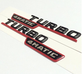 TURBO 4MATIC Side Decal Badge Sticker For Mercedes-Benz C180 C200 C250 C63 AMG