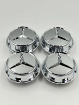 4pcs Mercedes Benz Maybach C63s E63s CLS63s AMG Chrome Center Caps Screw On 60mm
